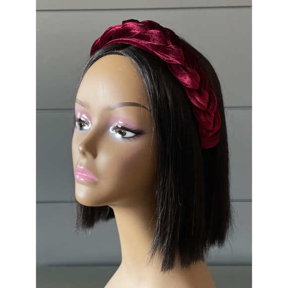 New Handmade Puffy Casual Weave comfy Purple Soft Headband Hair Accessory - Picture 12 of 12